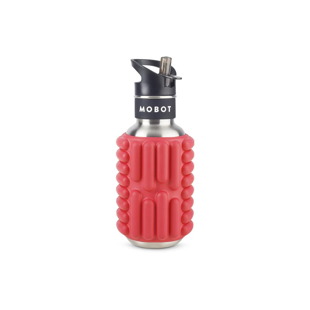 Sale - Red - 18oz Firecracker - Foam Roller Water Bottle - MOBOT